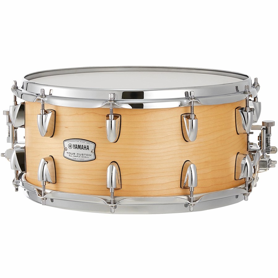 Drums Yamaha Snare Drums | Yamaha Tour Custom Maple Snare Drum 14 X 6.5 In. Butterscotch Satin