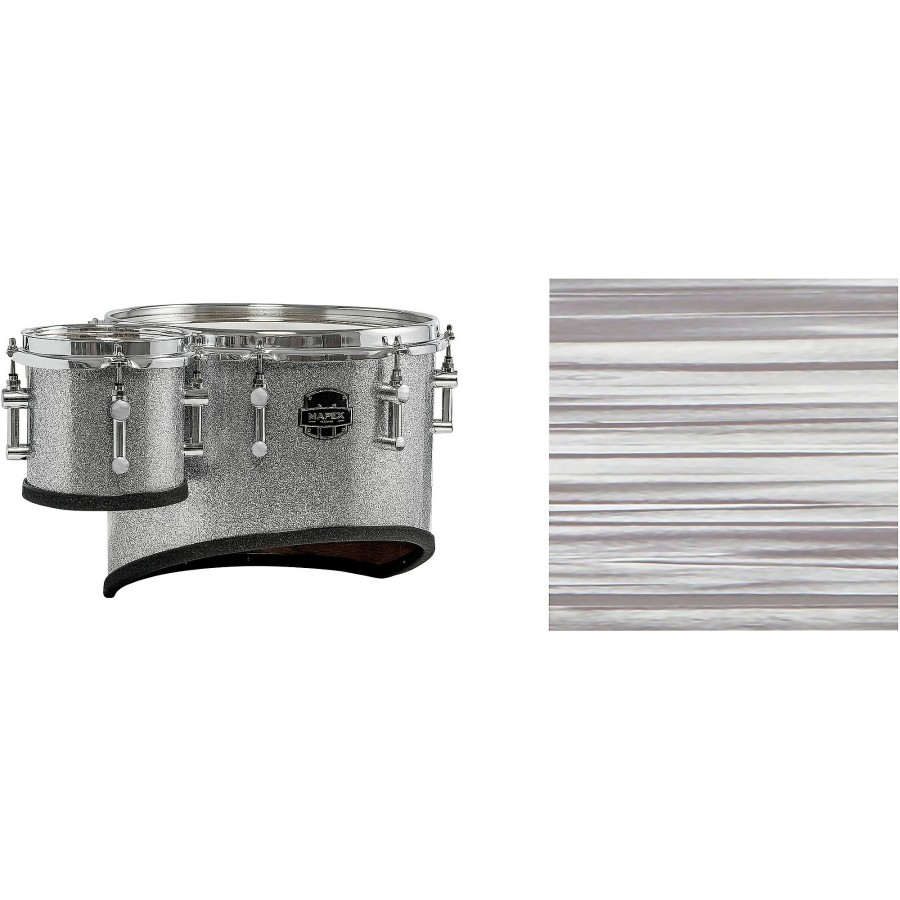 Band & Orchestra Mapex | Mapex Quantum Mark Ii Drums On Demand Series California Cut Single Marching Tenor 6, 14 In. Platinum Shale