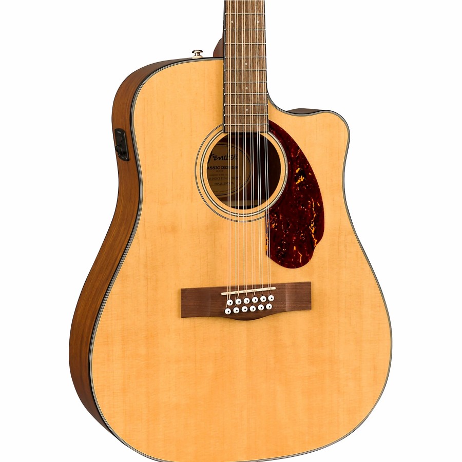 Guitars Fender 12-String | Fender Cd-140Sce 12-String Dreadnought Acoustic-Electric Guitar Natural