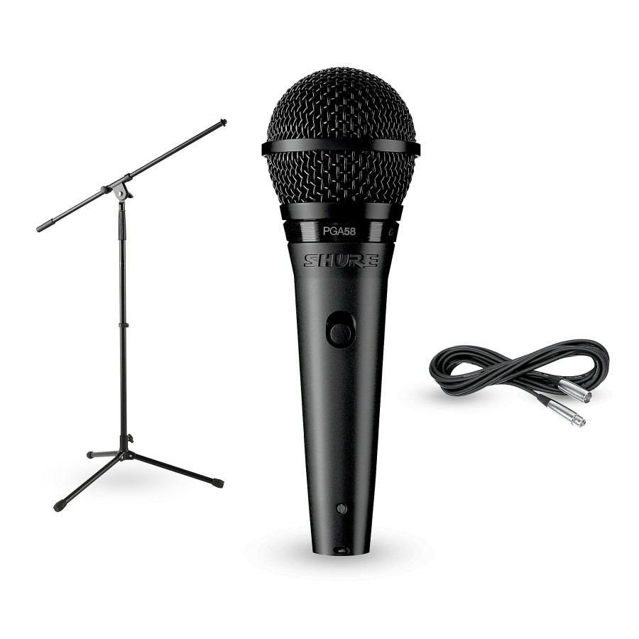 Mics & Wireless Shure | Shure Pga58-Lc, Stand & Cable Package