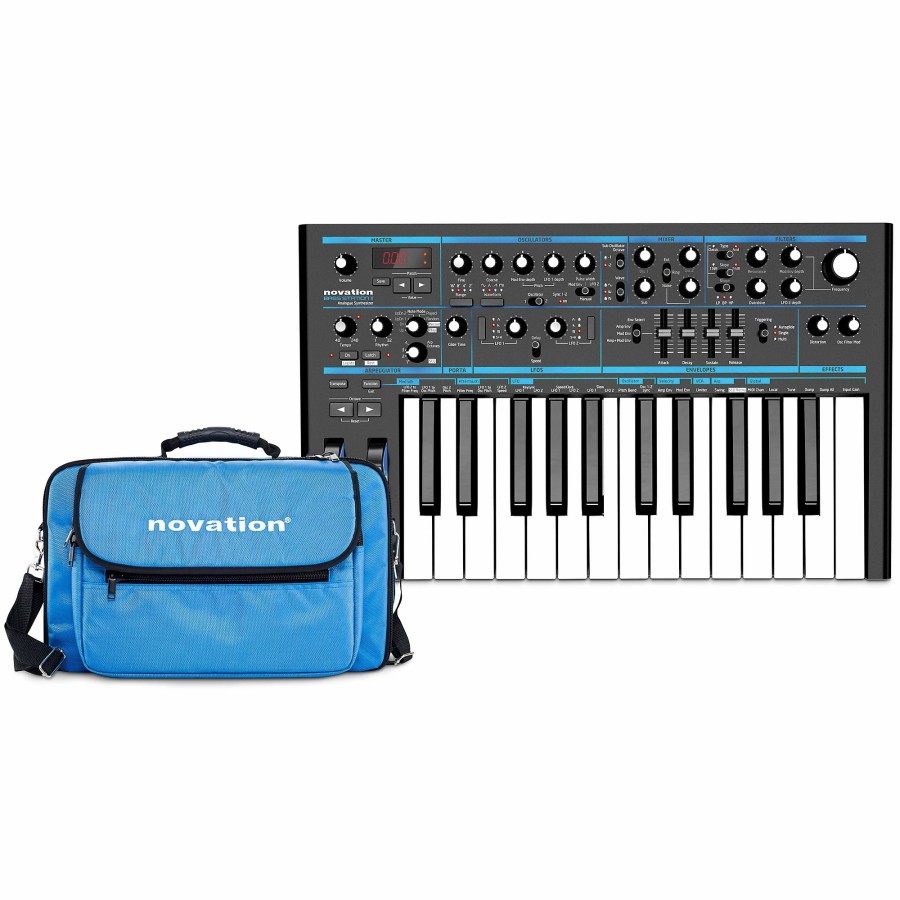 Keyboards & Midi Novation | Novation Bass Station Ii Analog Synthesizer With Gig Bag