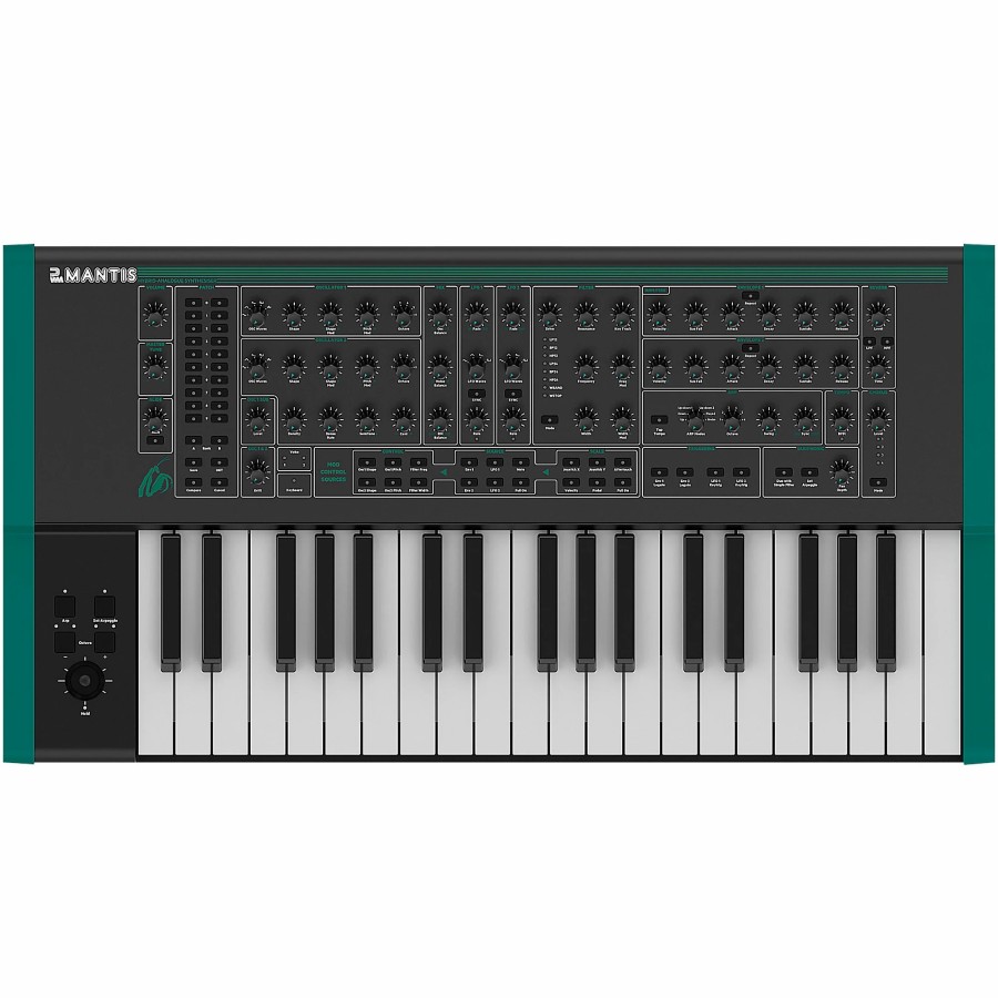 Keyboards & Midi PWM Instruments Synthesizers | Pwm Instruments Mantis Hybrid Synthesizer Keyboard With Metal Sustain Pedal