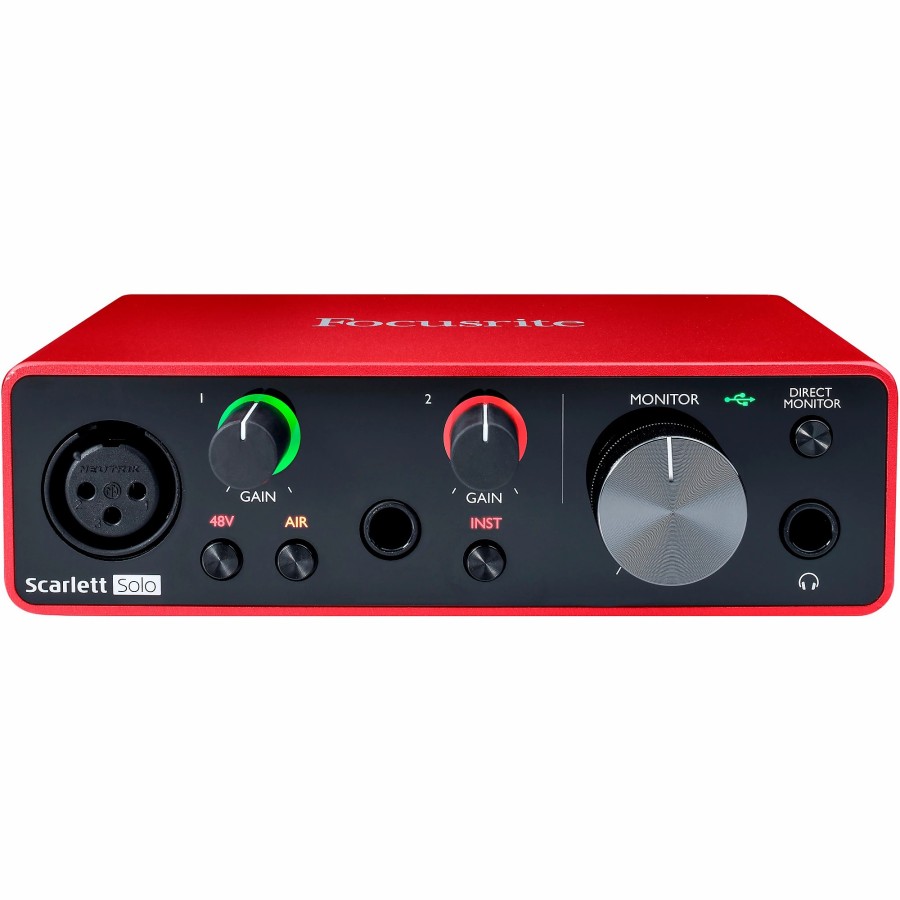 Recording Focusrite | Focusrite Scarlett Solo Usb Audio Interface (Gen 3)