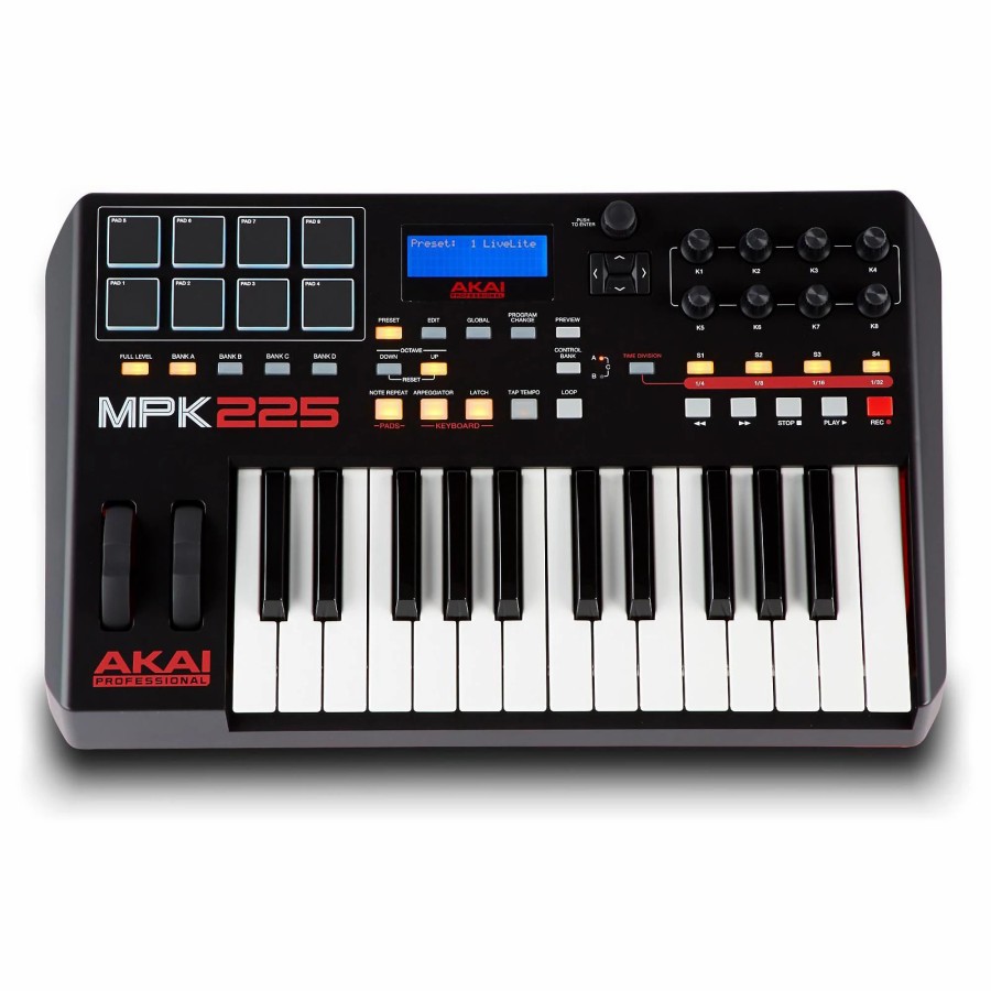 Keyboards & Midi Akai Professional Midi Controllers | Akai Professional Mpk225 25-Key Controller