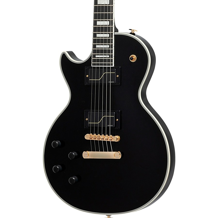 Guitars Epiphone Left Handed | Epiphone Matt Heafy Les Paul Custom Origins Left-Handed Electric Guitar Ebony