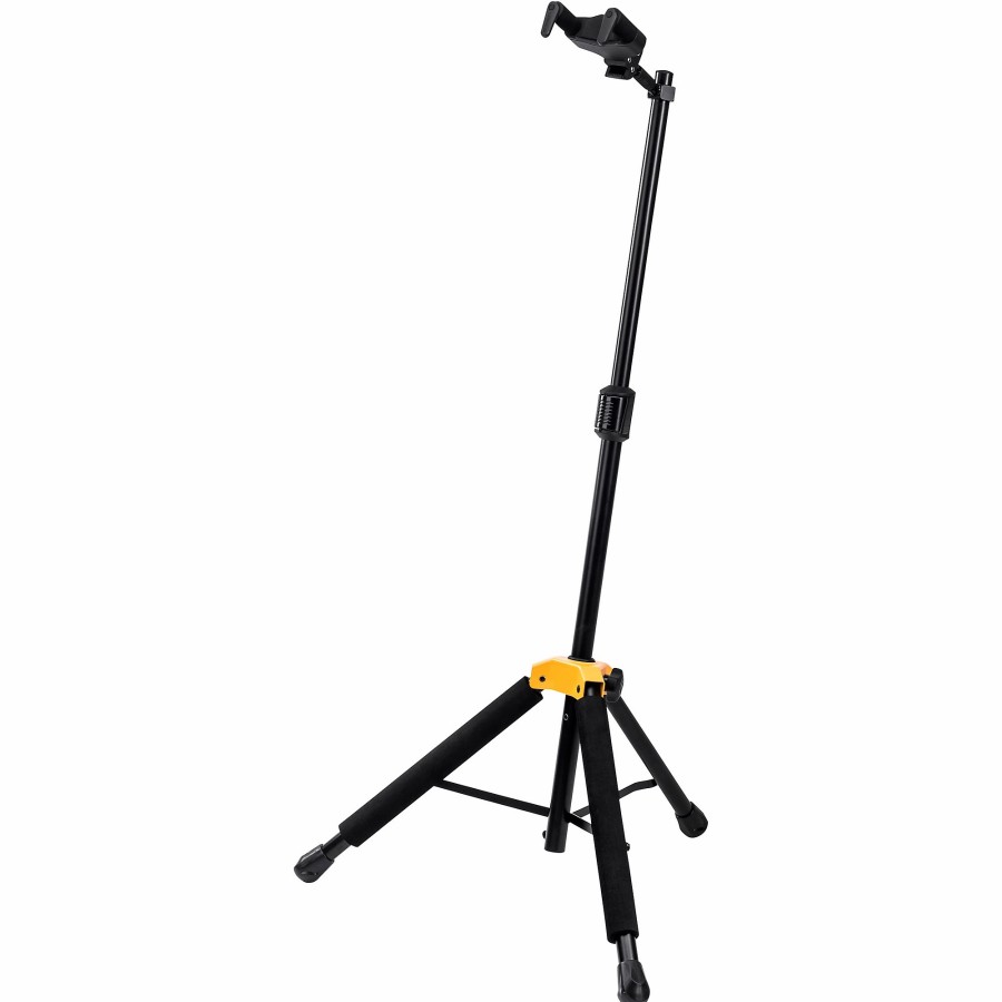 Guitars Hercules Guitar Stands | Hercules Gs415Bplus Universal Auto Grip Guitar Stand With Foldable Yoke