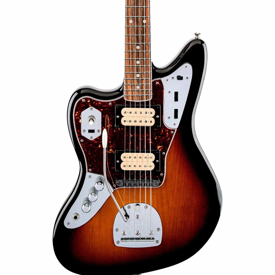 Guitars Fender Left Handed | Fender Kurt Cobain Jaguar Nos Left-Handed Electric Guitar 3-Color Sunburst Rosewood Fingerboard