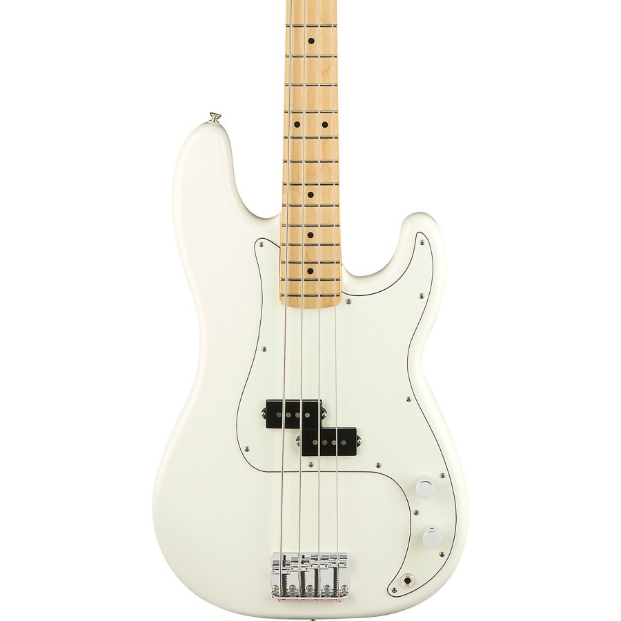 Basses Fender 4-String | Fender Player Precision Bass Maple Fingerboard Polar White