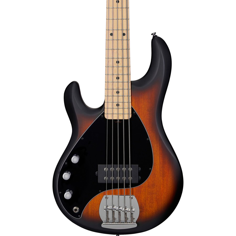 Basses Sterling by Music Man Left-Handed | Sterling By Music Man Stingray Ray5Lh Maple Fingerboard Left-Handed 5-String Electric Bass Vintage Sunburst