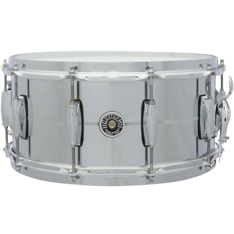 Drums Gretsch Drums Snare Drums | Gretsch Drums Brooklyn Series Steel Snare Drum 14 X 6.5