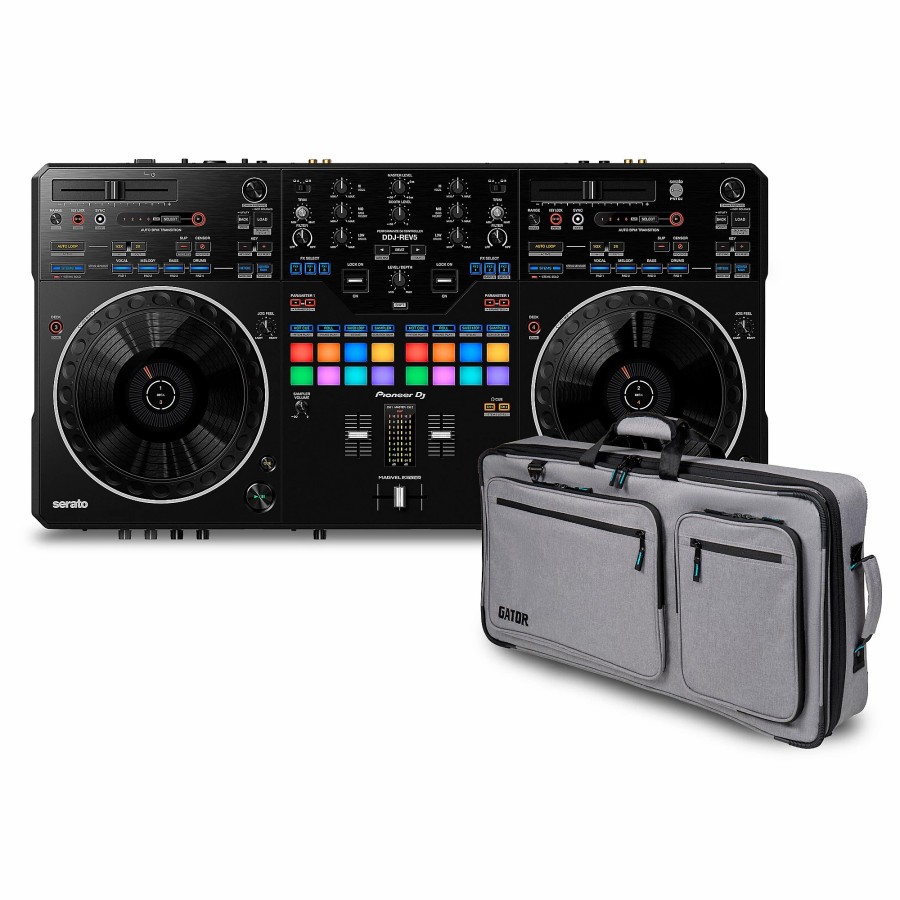 Dj Equipment Pioneer DJ | Pioneer Dj Ddj-Rev5 Dj Controller And Gator G-Club Bundle