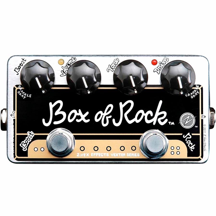 Amps & Effects ZVEX Distortion & Overdrive | Zvex Vexter Box Of Rock Distortion Guitar Effects Pedal