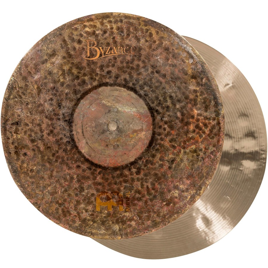 Drums MEINL Hi-Hat Cymbals | Meinl Byzance Extra Dry Medium Thin Hi-Hat Cymbal Pair 15 In.