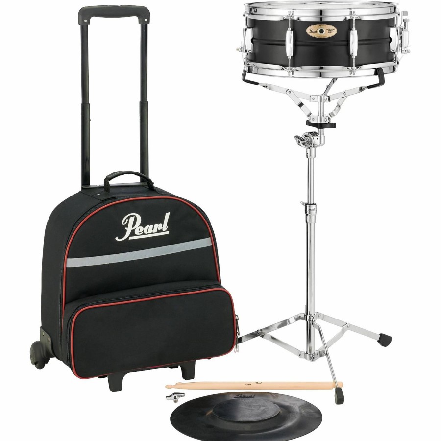 Drums Pearl | Pearl Sk910C Educational Snare Kit With Rolling Cart 14 X 5.5 In.