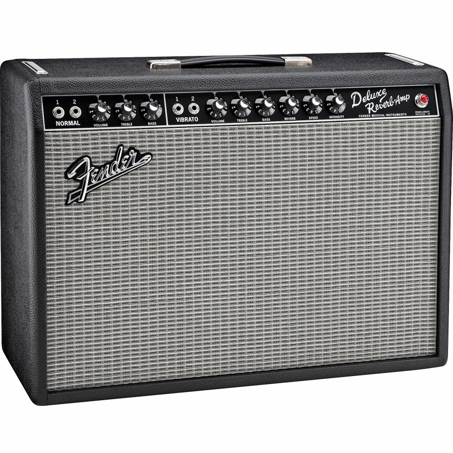 Guitars Fender Guitar Amps | Fender Vintage Reissue '65 Deluxe Reverb Guitar Combo Amp Black