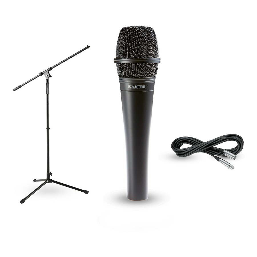 Mics & Wireless Digital Reference | Digital Reference Drv200 Dynamic Microphone Package With Cable And Stand