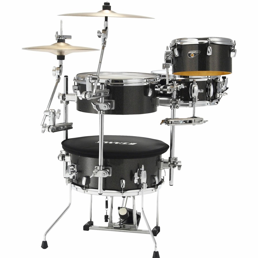 Drums TAMA Drum Sets | Tama Cocktail-Jam 4-Piece Shell Pack With Hardware Midnight Gold Sparkle