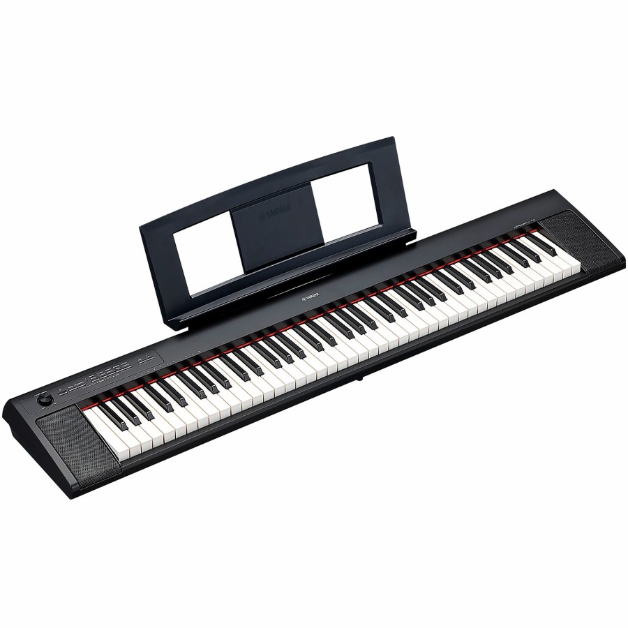 Keyboards & Midi Yamaha | Yamaha Piaggero Np-32 Black Portable Keyboard With Power Adapter Essentials Package