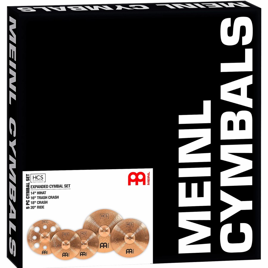 Drums MEINL Cymbal Packs | Meinl Hcs Bronze Expanded Cymbal Set 14, 16, 18 And 20 In.