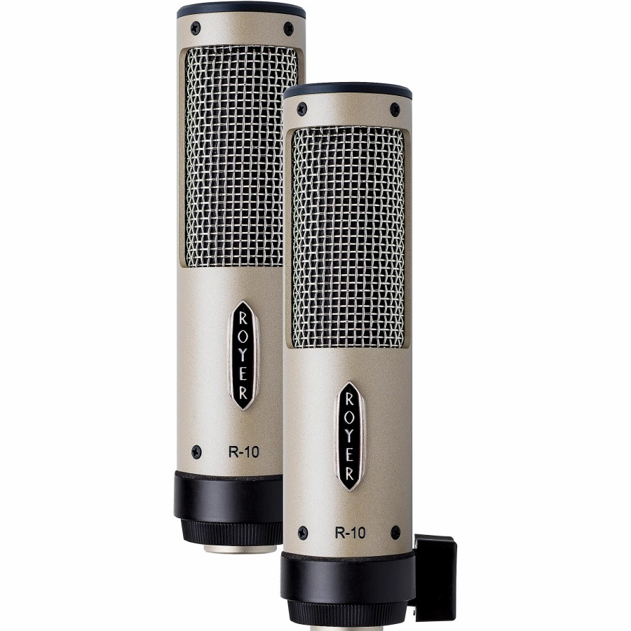 Mics & Wireless Royer | Royer R-10 25Th Anniversary "Hot Rod" Microphone Pair