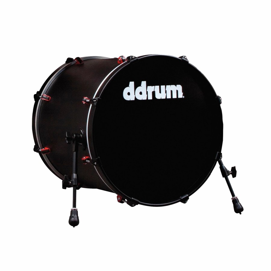 Drums ddrum Bass Drums | Ddrum Hybrid Bass Drum Black 20X20