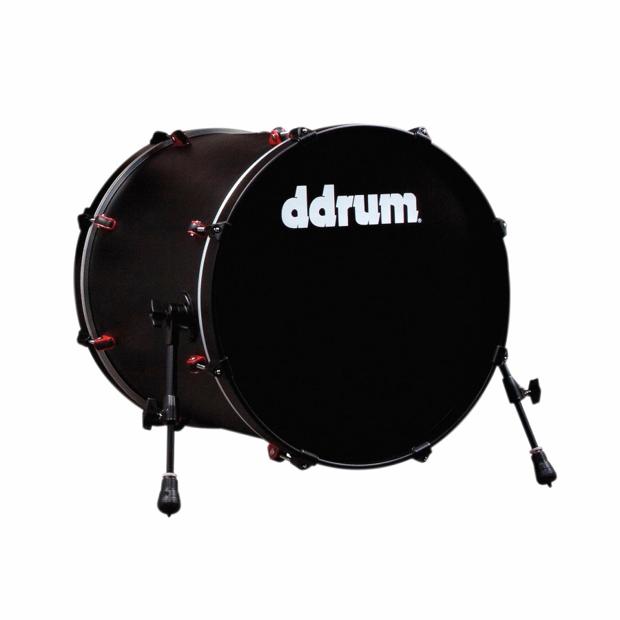 Drums ddrum Bass Drums | Ddrum Hybrid Bass Drum Black 20X20