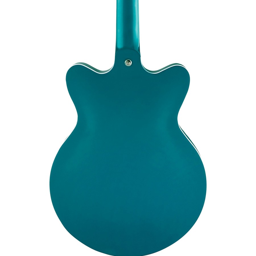 Guitars Gretsch Guitars Hollow & Semi-Hollow Body | Gretsch Guitars G2657T Streamliner Center Block Jr. Double-Cut With Bigsby Electric Guitar Ocean Turquoise