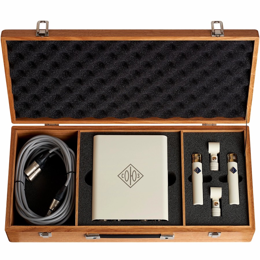 Mics & Wireless Soyuz Microphones | Soyuz Microphones 013 Tube Matched Pair Small Diaphragm Tube Microphone Single Power Supply Unit With Oak Suitcase (Cardioid Capsule, 10Db Pad)