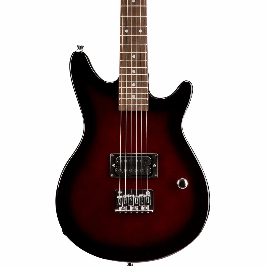 Guitars Rogue Travel & Mini | Rogue Rocketeer Rr50 7/8 Scale Electric Guitar Wine Burst