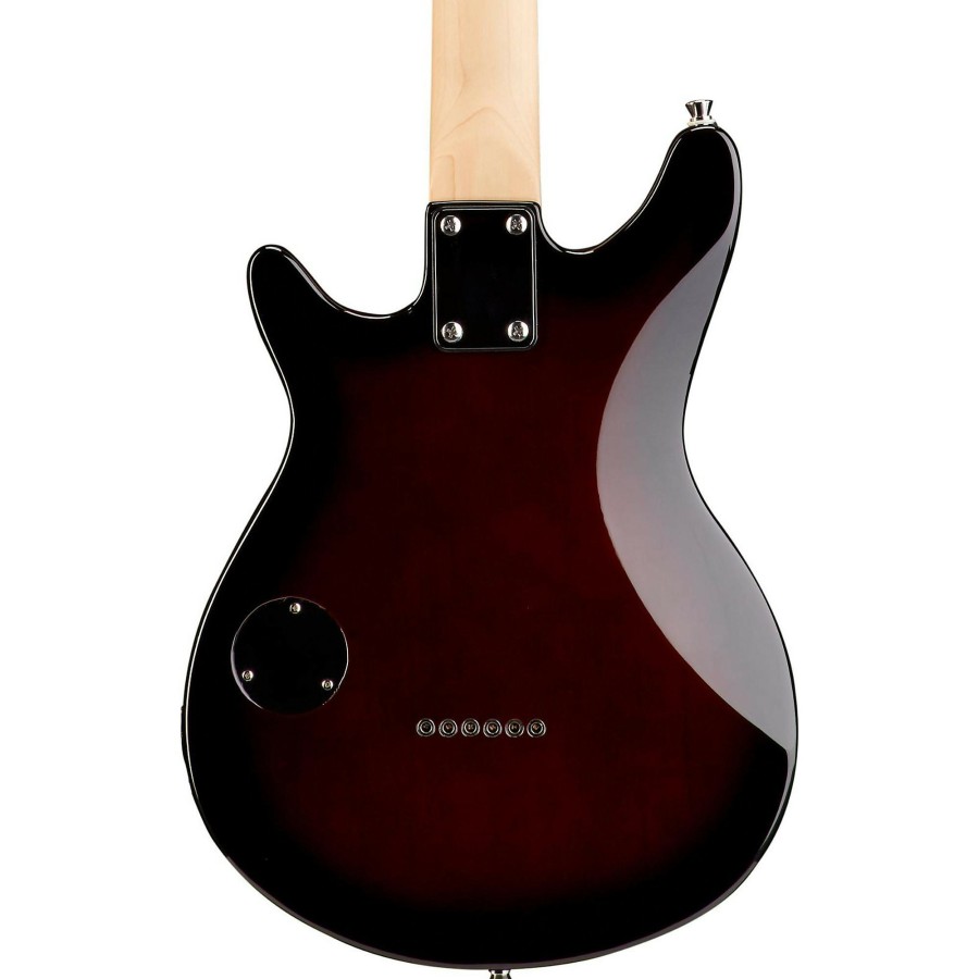 Guitars Rogue Travel & Mini | Rogue Rocketeer Rr50 7/8 Scale Electric Guitar Wine Burst