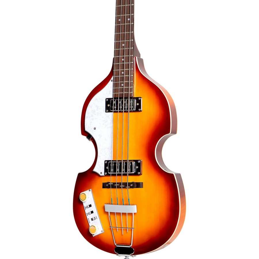 Basses Hofner Left-Handed | Hofner Ignition Series Left-Handed Short-Scale Violin Bass Sunburst