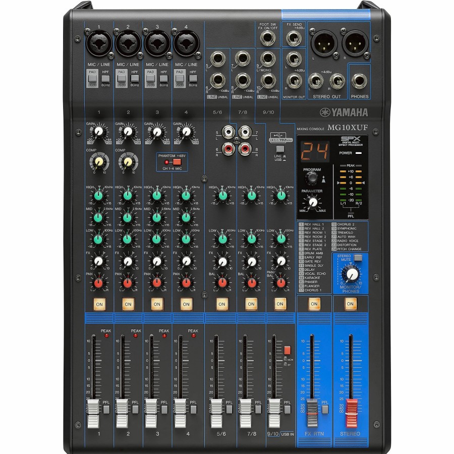 Recording Yamaha | Yamaha Mg10Xuf 10-Channel Analog Mixer