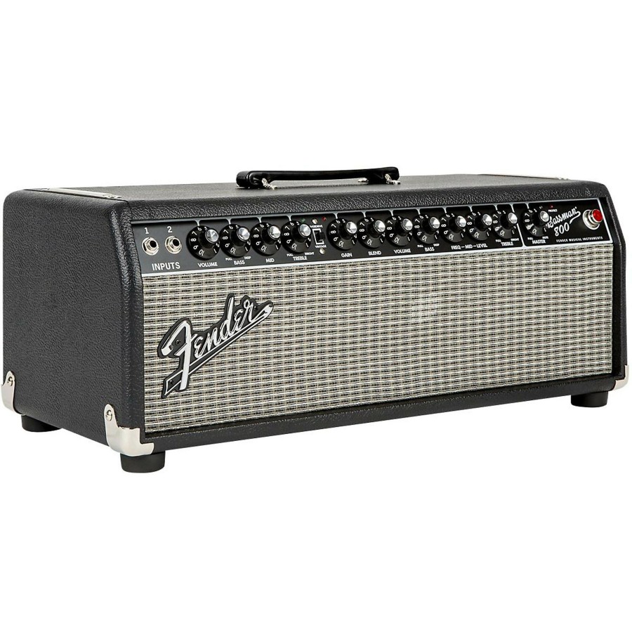 Amps & Effects Fender Heads | Fender Bassman 800 Hybrid 800W Bass Amp Head Black