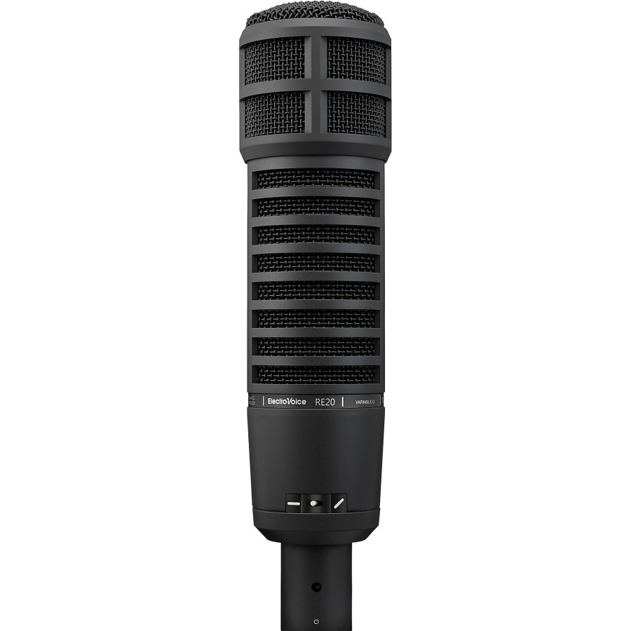 Mics & Wireless Electro-Voice | Electro-Voice Re20 Dynamic Broadcast Microphone With Variable-D Black