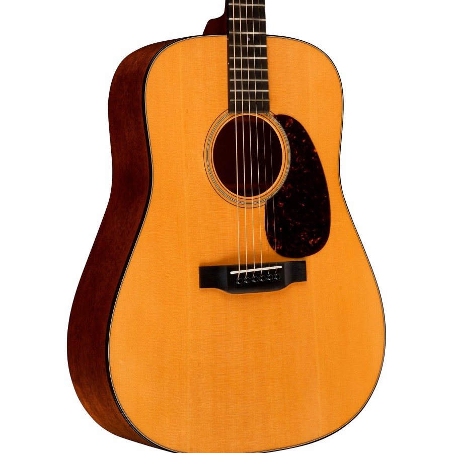 Guitars Martin 6-String | Martin D-18 Standard Dreadnought Acoustic Guitar Natural