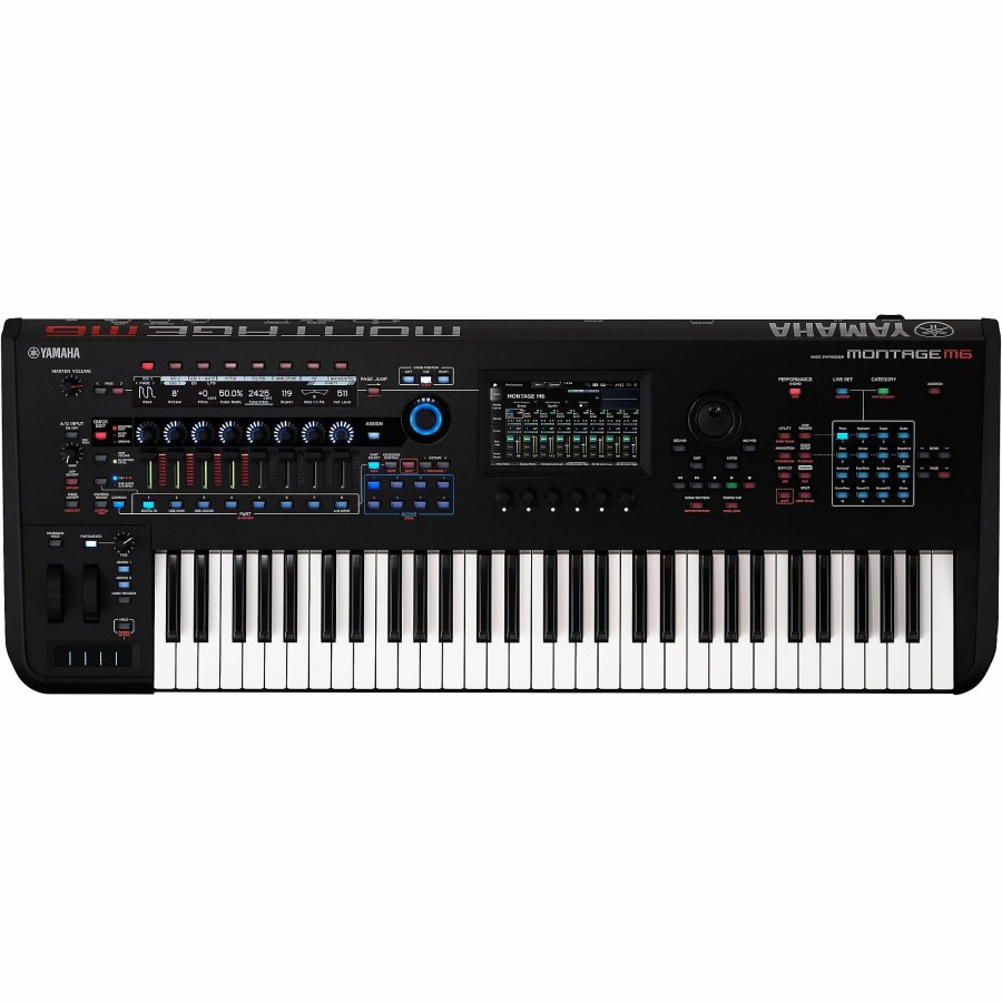 Keyboards & Midi Yamaha Synthesizers | Yamaha Montage M6 61-Key Flagship Synthesizer