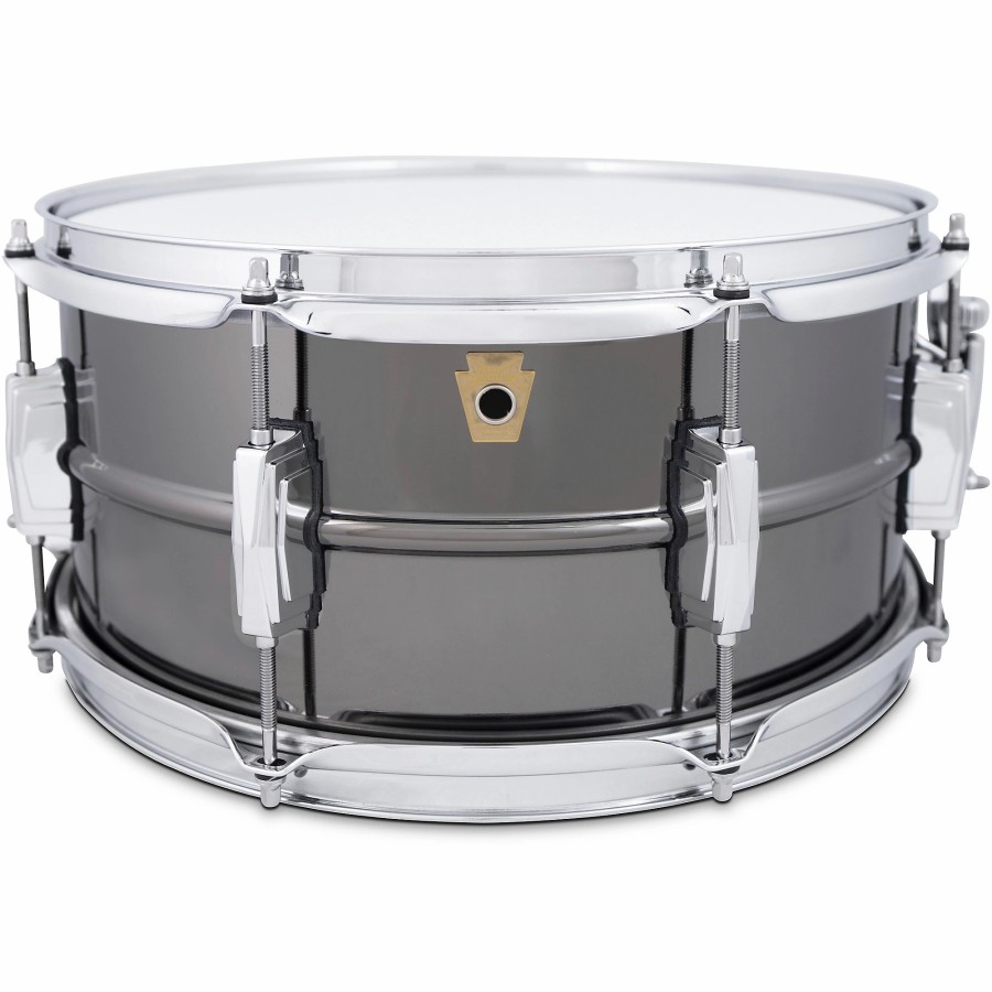 Drums Ludwig Snare Drums | Ludwig Black Beauty 8-Lug Brass Snare Drum 14 X 6.5 In.