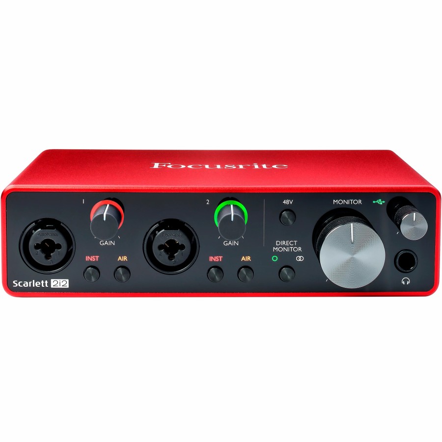 Recording Focusrite | Focusrite Scarlett 2I2 Usb Audio Interface (Gen 3)