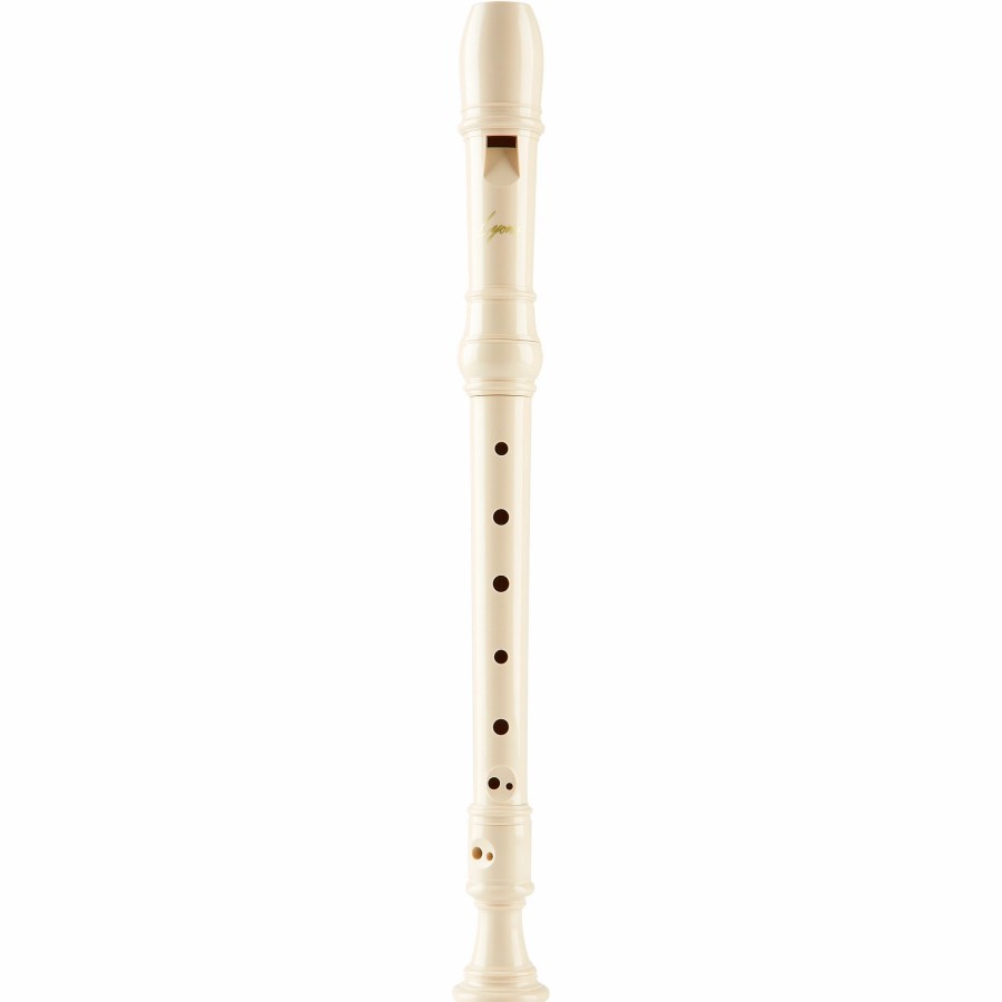 Band & Orchestra Lyons | Lyons Premium 3-Piece Soprano Recorder Ivory