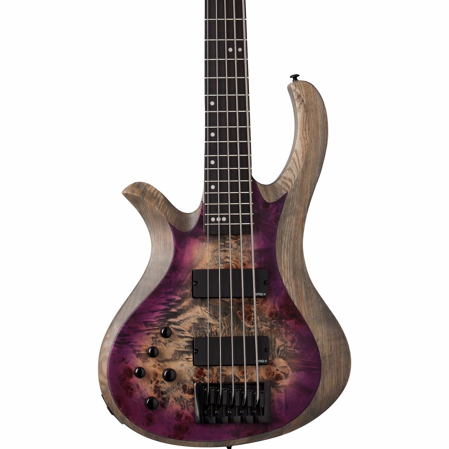 Basses Schecter Guitar Research Left-Handed | Schecter Guitar Research Riot-5 Left-Handed 5-String Electric Bass Aurora Burst