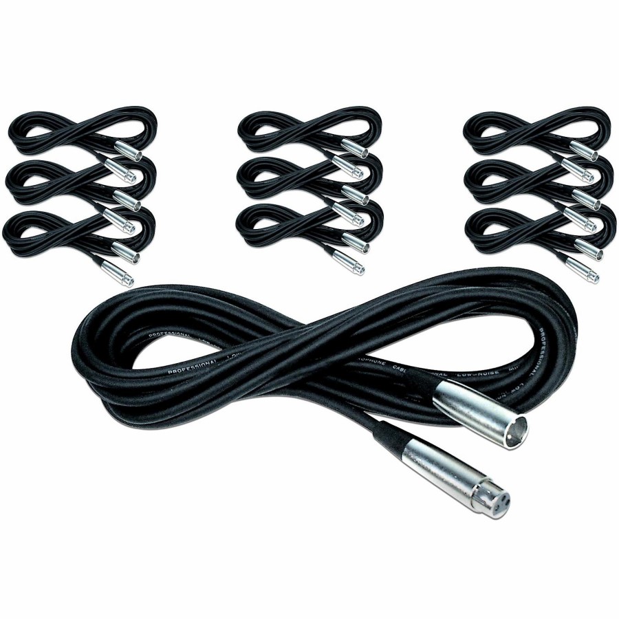 Accessories Musician's Gear | Musician'S Gear Lo-Z Microphone Cable 20' 10-Pack