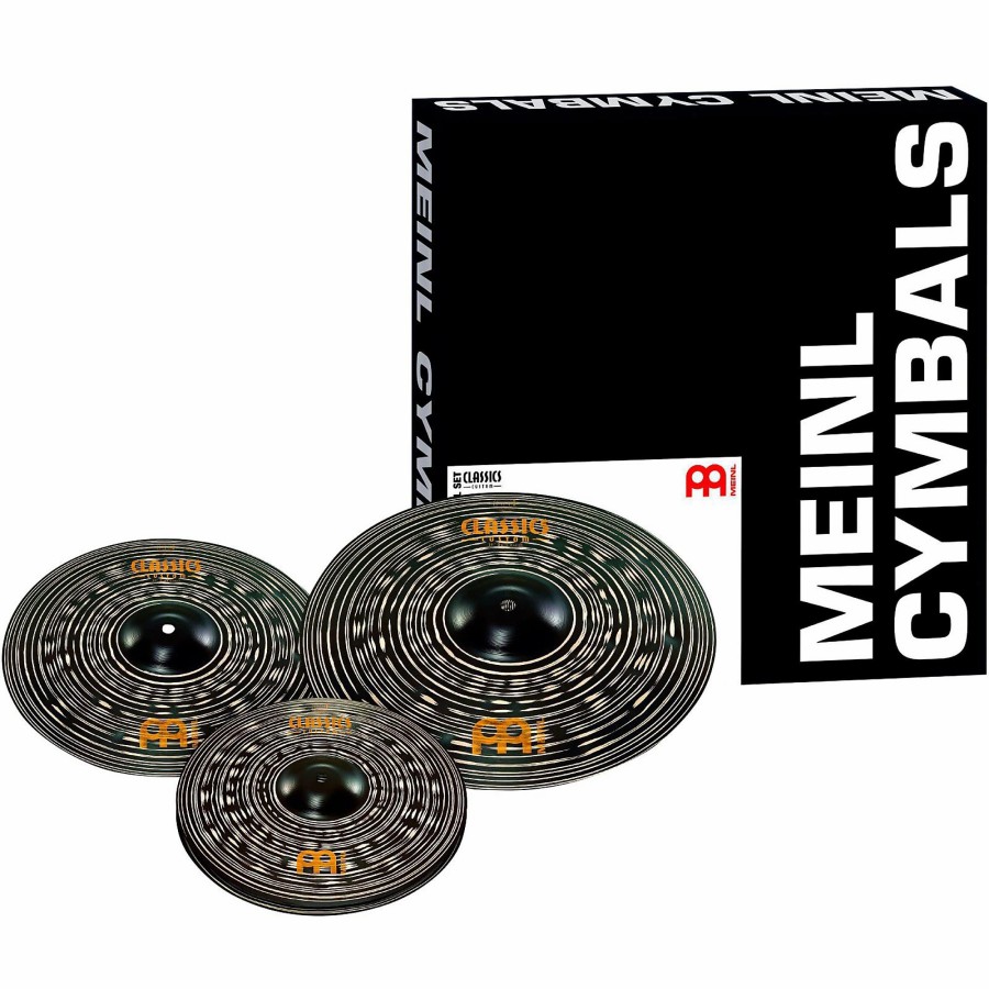 Drums MEINL Cymbal Packs | Meinl Classics Custom Dark Cymbal Box Set