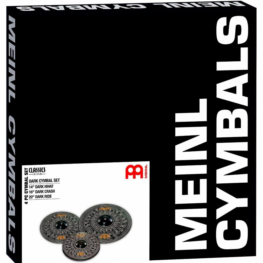 Drums MEINL Cymbal Packs | Meinl Classics Custom Dark Cymbal Box Set