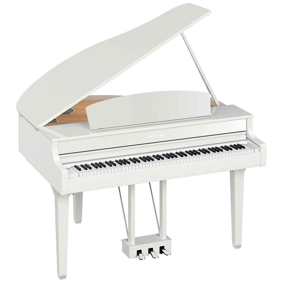 Keyboards & Midi Yamaha Home Digital Pianos | Yamaha Clavinova Clp-795Gp Digital Grand Piano With Bench Polished White