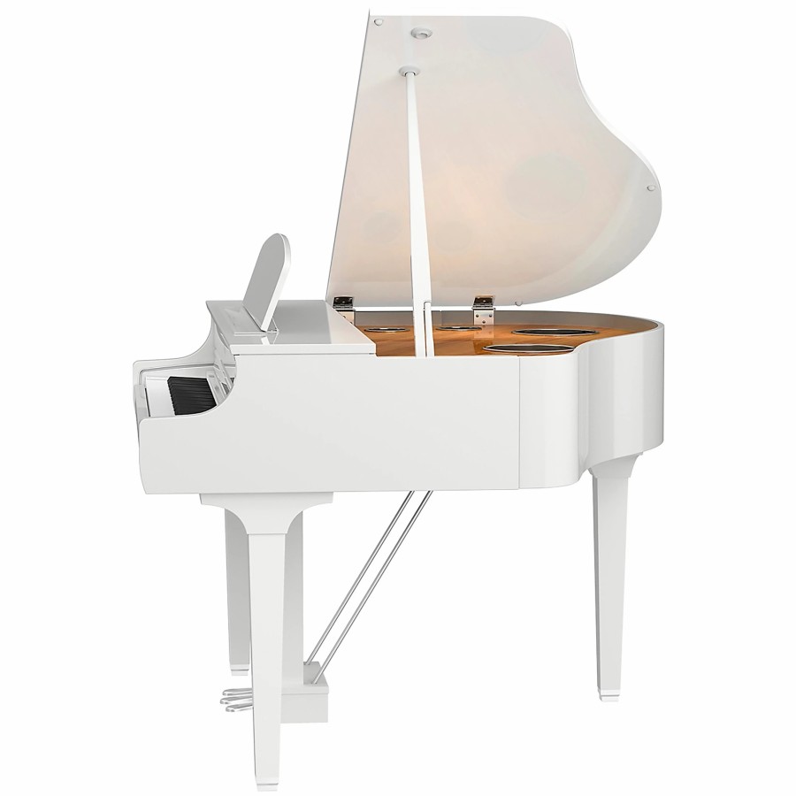 Keyboards & Midi Yamaha Home Digital Pianos | Yamaha Clavinova Clp-795Gp Digital Grand Piano With Bench Polished White