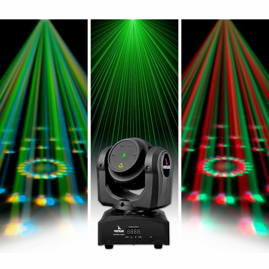 Lighting Venue | Venue Revolver Laser Dual-Sided Moving Head Effect Light With Laser And Moonflower