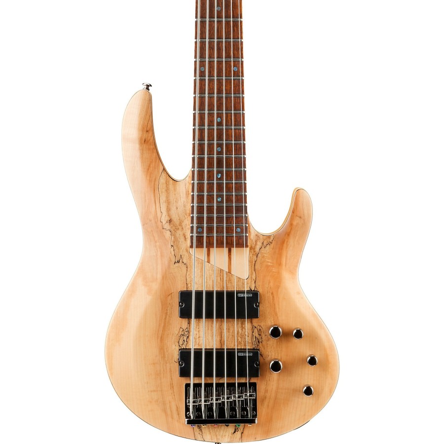 Basses ESP 6+ String | Esp Ltd B-206Sm 6-String Bass Spalted Maple