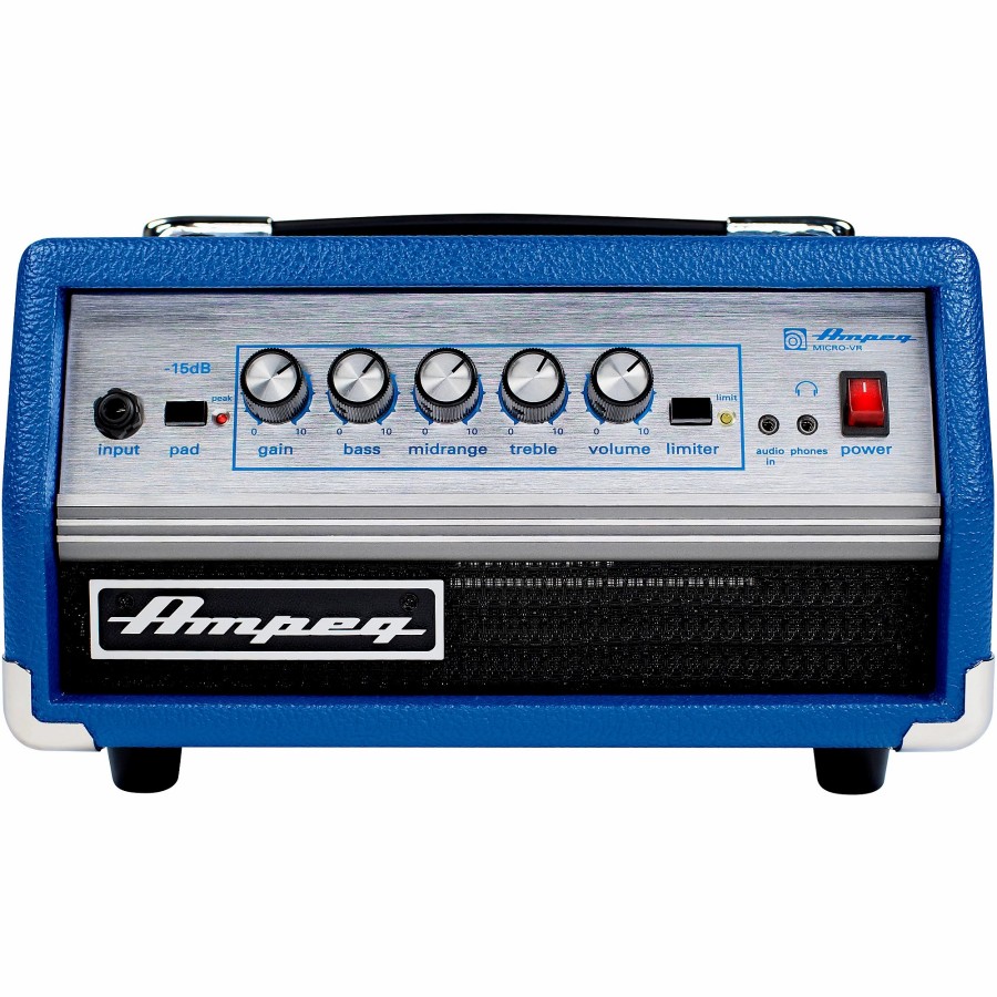 Amps & Effects Ampeg Heads | Ampeg Limited-Edition Svt Micro-Vr Blue Bass Head Blue