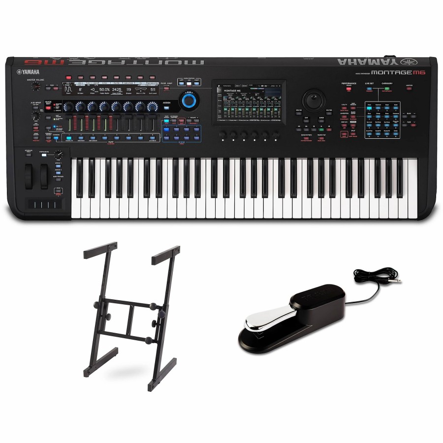 Keyboards & Midi Yamaha | Yamaha Montage M6 Flagship Synthesizer Performance Package