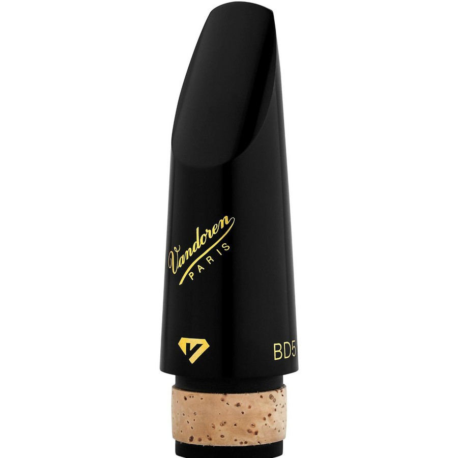 Accessories Vandoren | Vandoren Bd5 Black Diamond Traditional Ebonite Bb Clarinet Mouthpiece Traditional